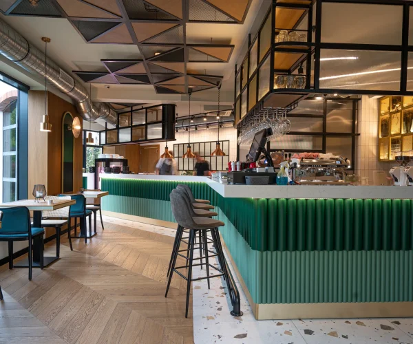 Wnętrze Restauracji Młodnik w Katowicach